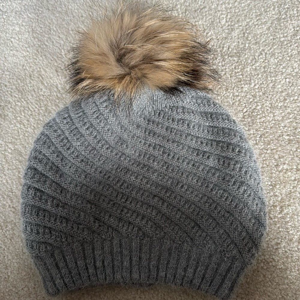 Knitted winter hat